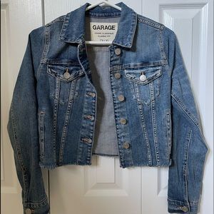 Garage Cropped Denim Jacket